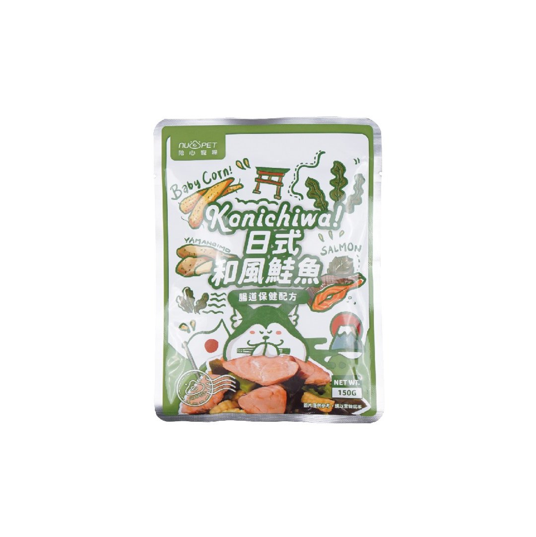 环游犬世界主食鲜宠包 - 日式和风鲑鱼150g - 狗罐头/鲜食 - 其他材质 
