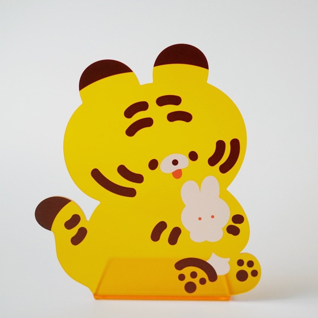 大老虎pawpaw | 兔兔虎亚克力书立 - 其他 - 压克力 橘色