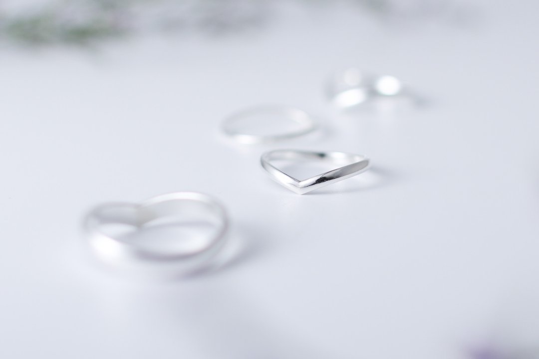 【DIY】心形银戒 金工体验・情侣 手作对戒、银戒 情人节  婚戒 - 金工/饰品 - 纯银 