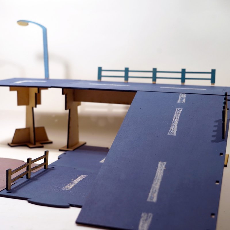 DIY手作 交通系列 - 马路与高速公路 手作材料包 - 其他 - 木头 