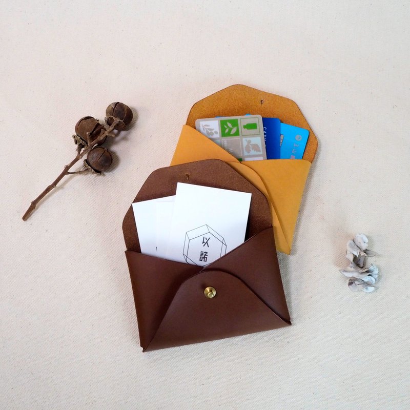 信封卡片夹 / 名片 / 信用卡 / 钞票 - 名片夹/名片盒 - 真皮 