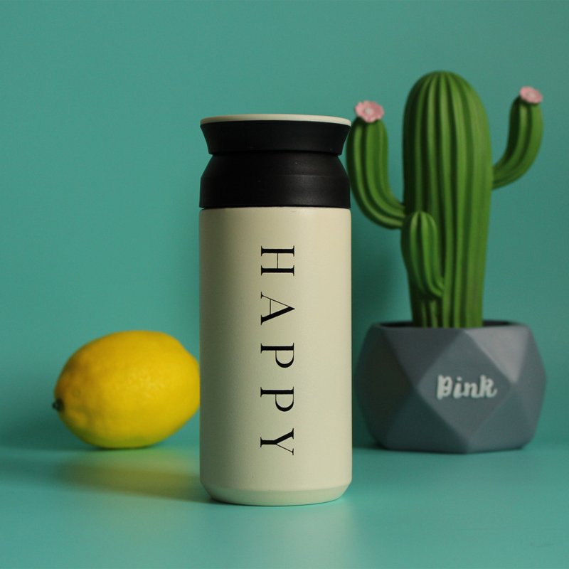 【北欧简约字母系列】磨砂简约保温杯 日式保温杯 创意礼物 - 保温瓶/保温杯 - 不锈钢 多色