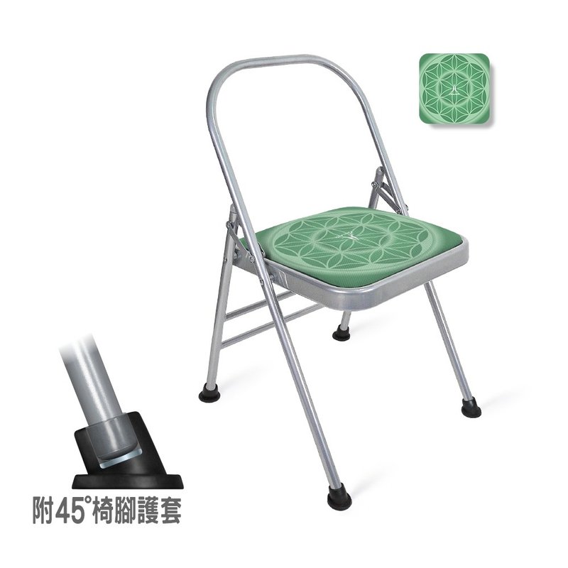 【NAMASTE】Isuey 蜂巢网透气防滑瑜珈椅(附腳套) - 生命之树 - 运动/健身用品 - 其他材质 绿色