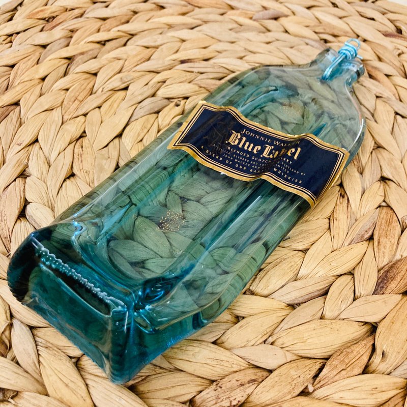 Johnnie Walker Blue Label 约翰走路蓝牌威士忌 小原瓶吊饰 壁挂 - 吊饰 - 玻璃 