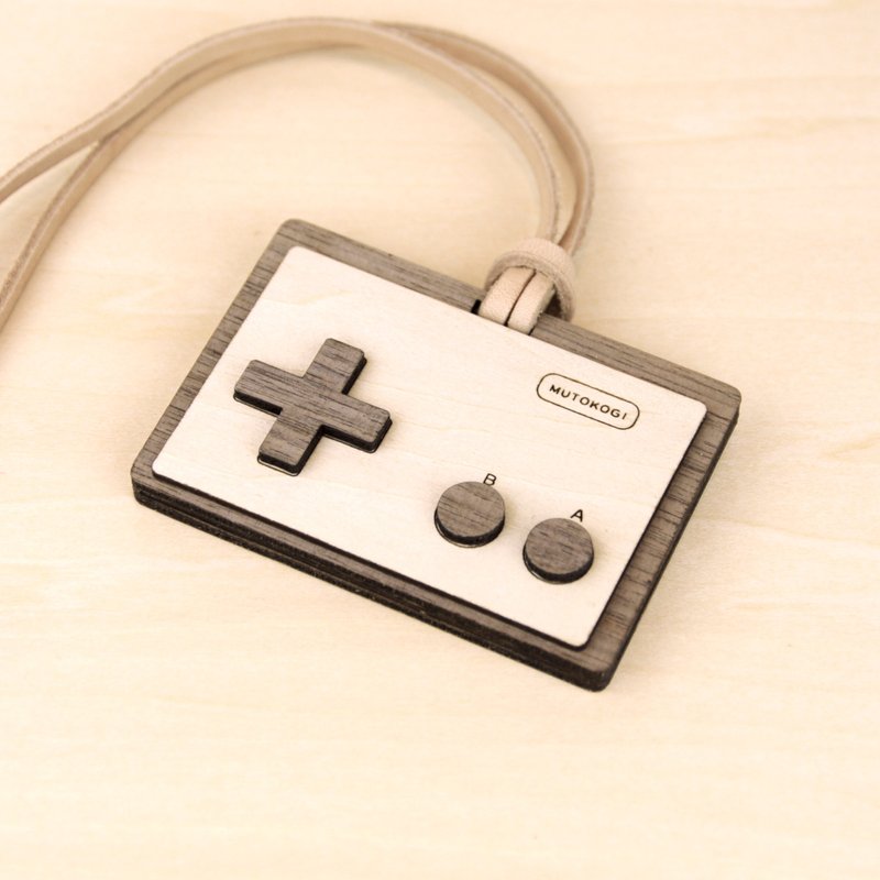 木制证件夹-横式-复古电玩 经典红白机 电玩 悠游卡 活动用识别证 - 证件套/卡套 - 木头 卡其色