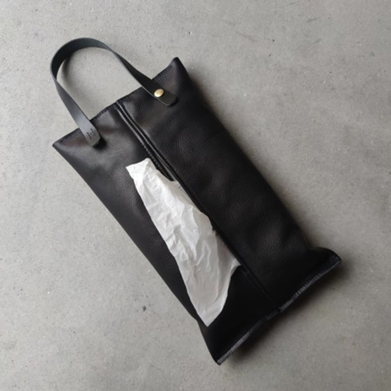 Genuine Leather Tissue Box Case Not only can be used at home, but also for outdoor activities such as camping. - 其他 - 真皮 
