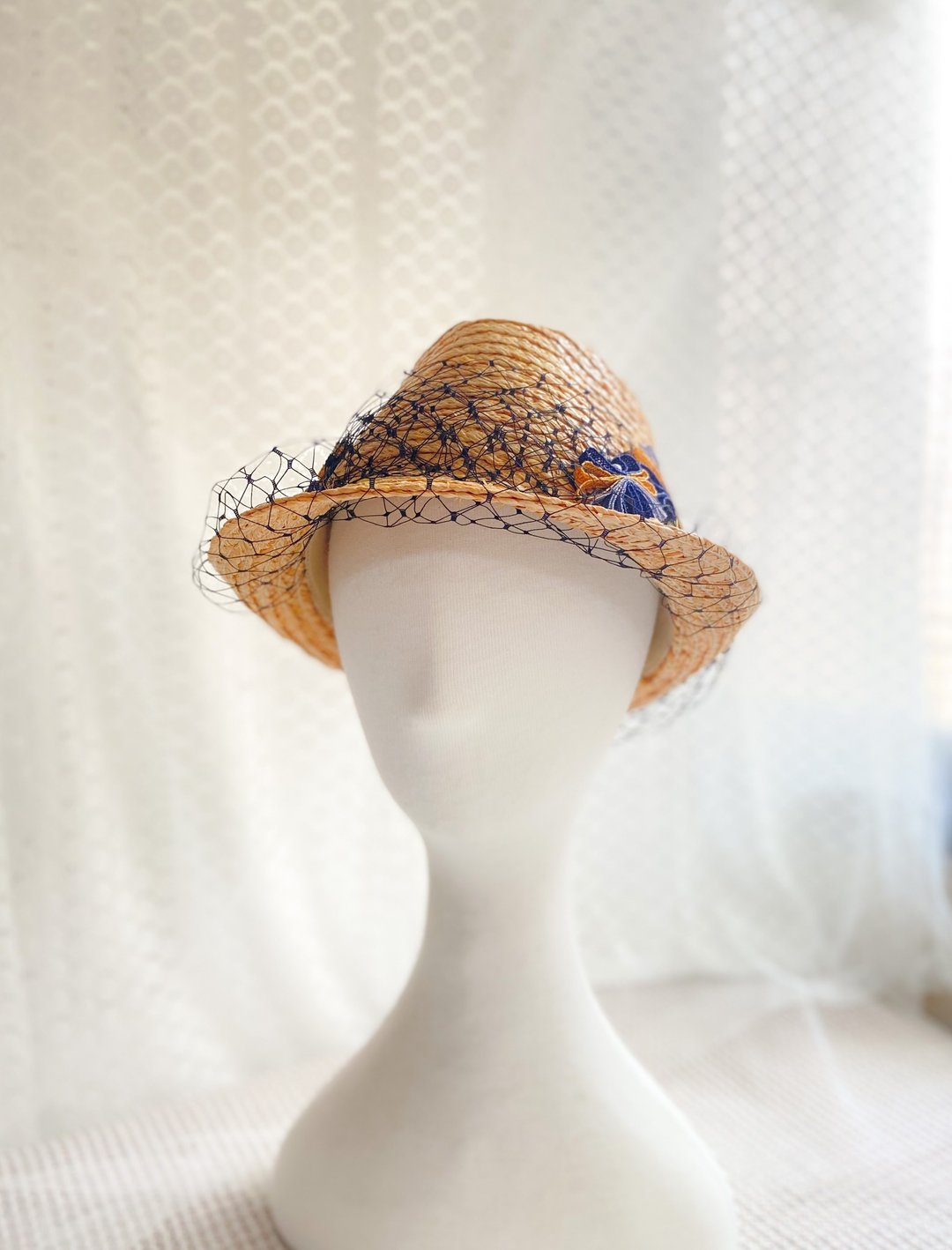 Straw hat- Kineta - 帽子 - 植物．花 
