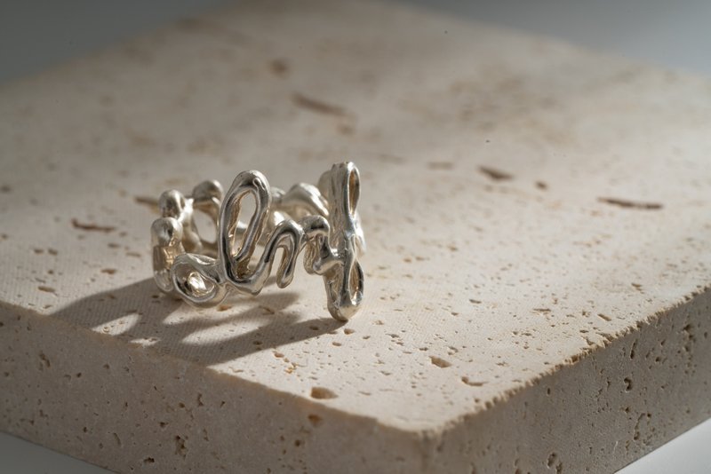 无限-Infiniti/纯银/定制/手作-\| Charlene手作 |/ - 戒指 - 纯银 银色