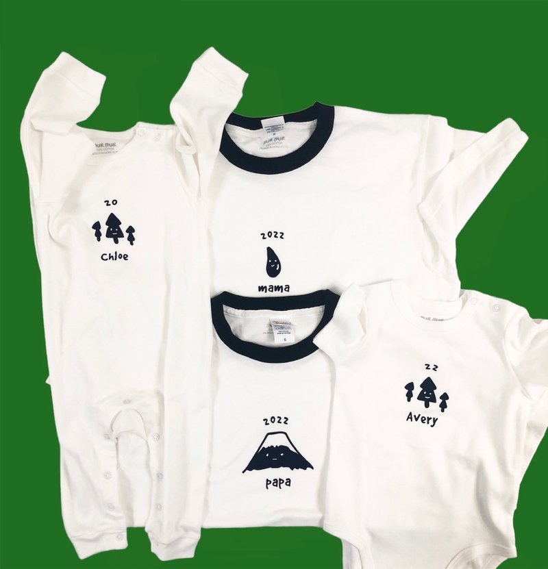 3件包邮 情如山水情侣装 情人节 亲子装 - 亲子装 - 棉．麻 多色