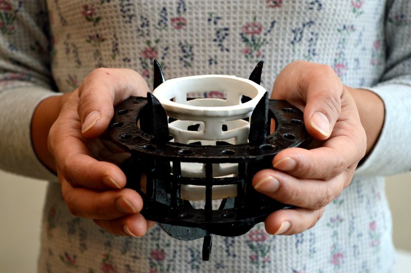 壁挂式陶瓷烛台 幻灯ランタン#6 - 蜡烛/烛台 - 陶 