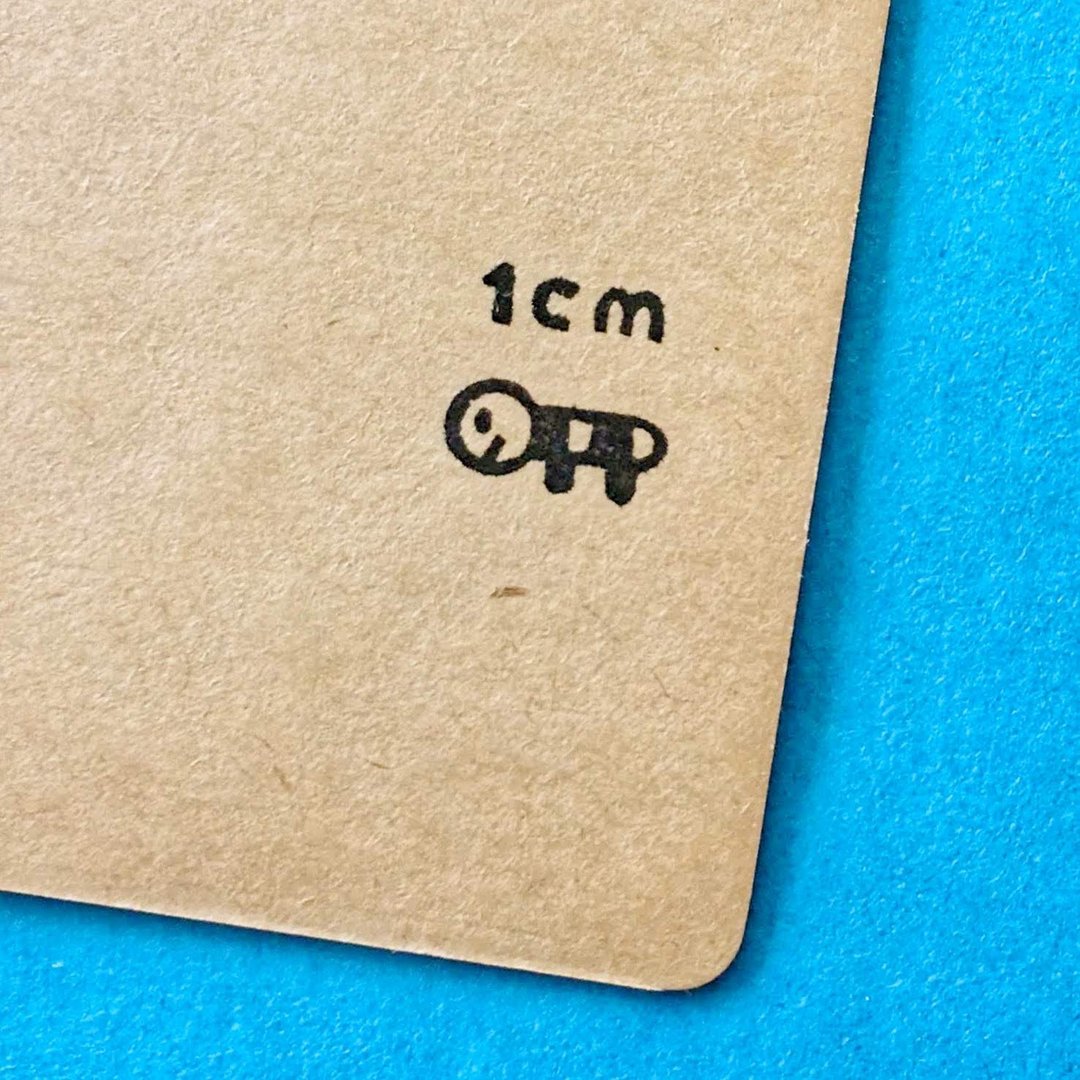 1cm ・ rubber stamp・ 20mm series - 印章/印台 - 橡胶 白色