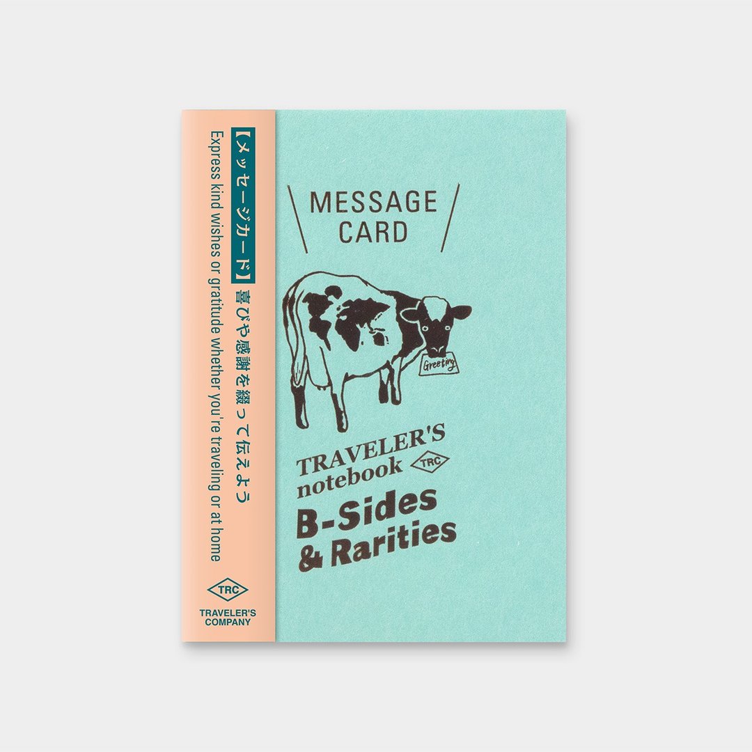 Traveler's Notebook PA SIZE 补充包 - 留言小卡 - 笔记本/手帐 - 纸 蓝色