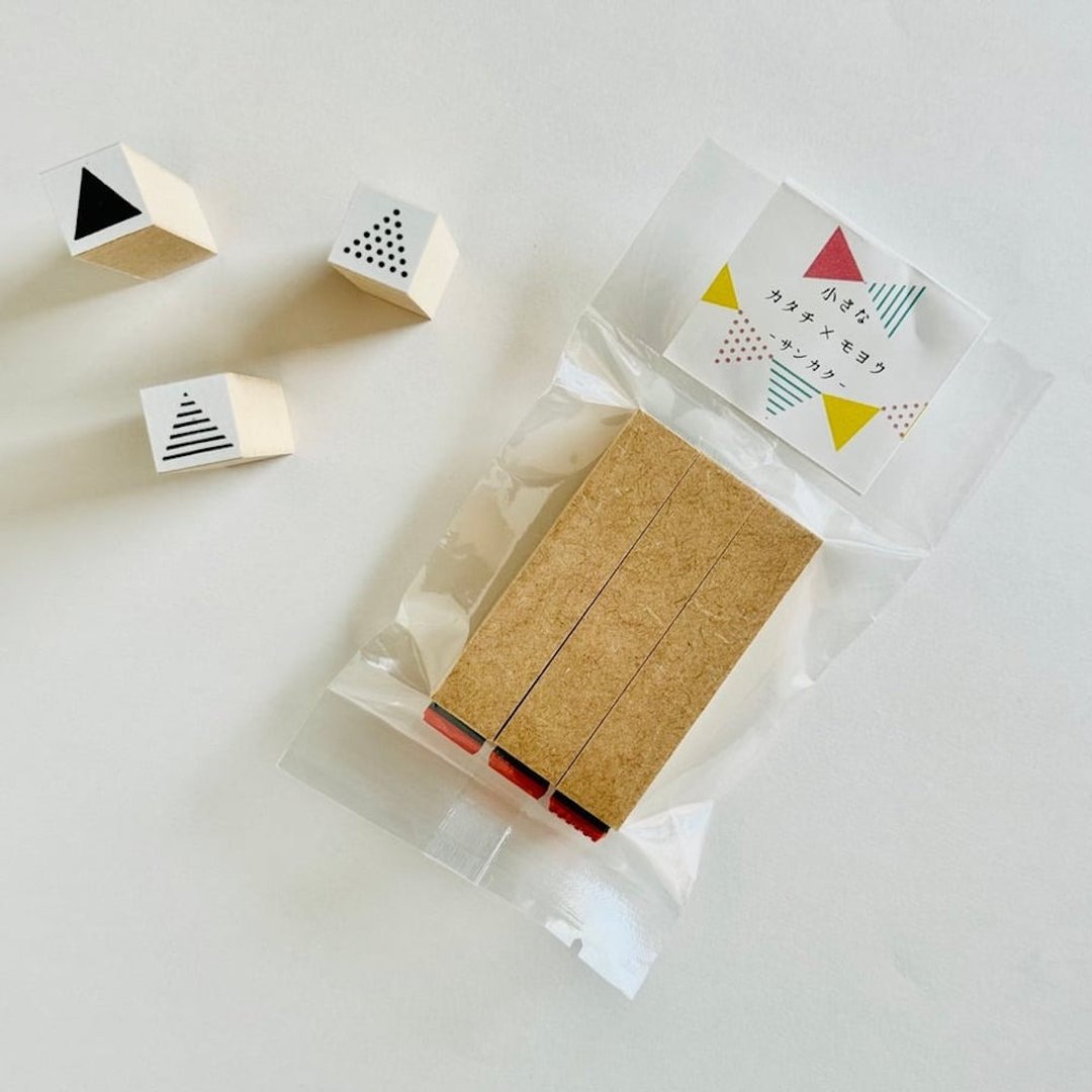 小图案×印章 - 三角形 - 【small triangle】 - 印章/印台 - 橡胶 