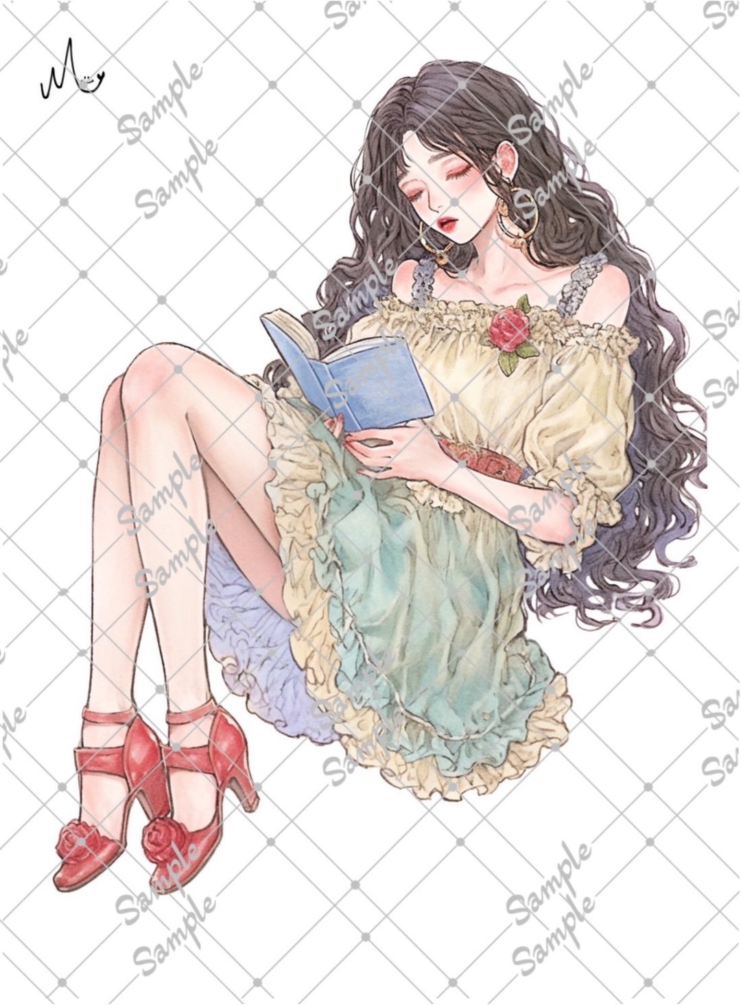 原创人物贴纸 8月新作 - 贴纸 - 纸 