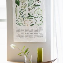 Fog Linen Work - Mogu Takahashi 联名 绿色植物 2026 年历/挂布