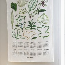 Fog Linen Work - Mogu Takahashi 联名 绿色植物 2026 年历/挂布