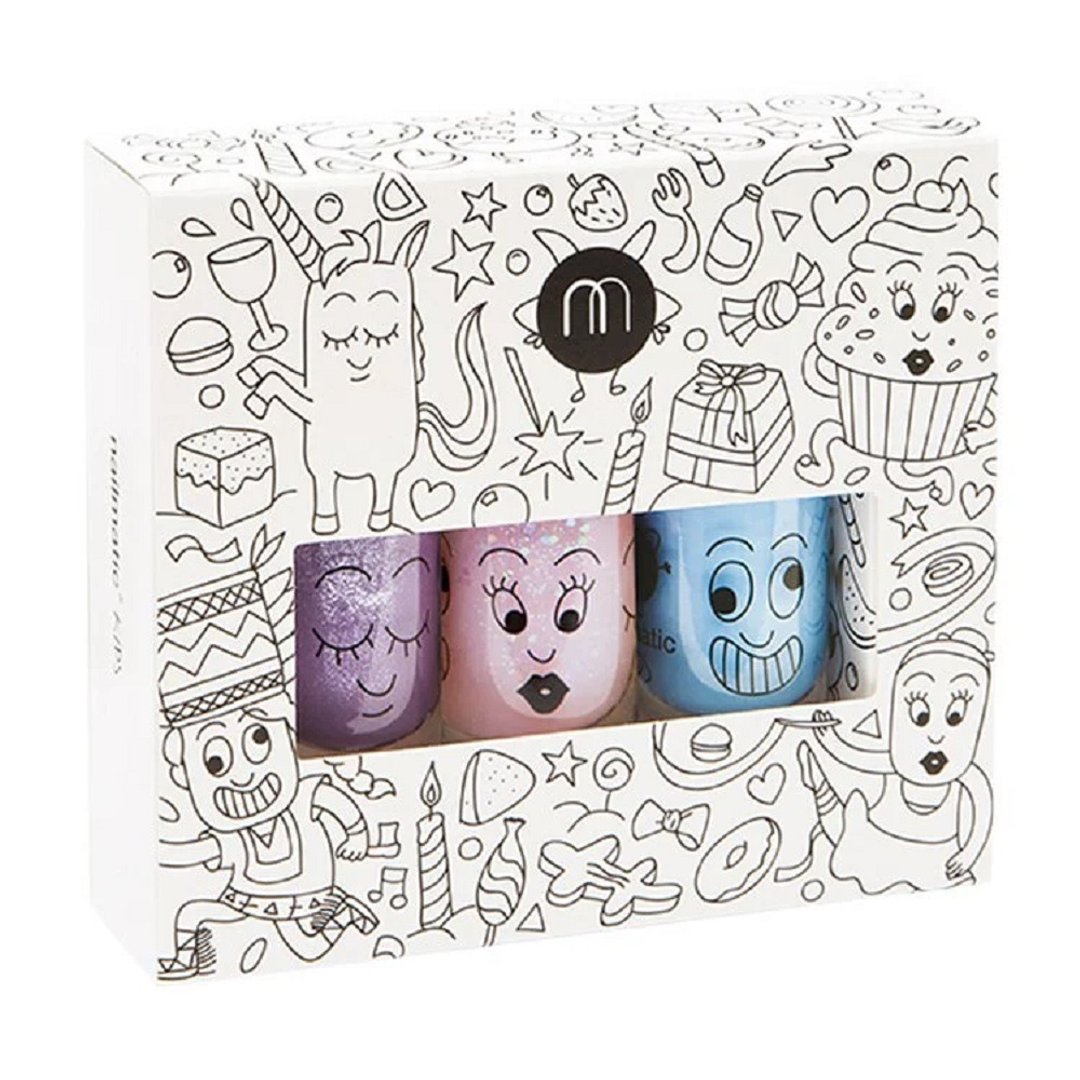 nailmatic 派对水漾亮彩指甲油(3入) - 指甲油/指甲贴 - 颜料 