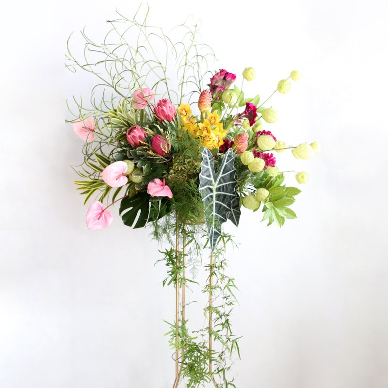 里约 - 艺术高架 - 干燥花/捧花 - 植物．花 黄色