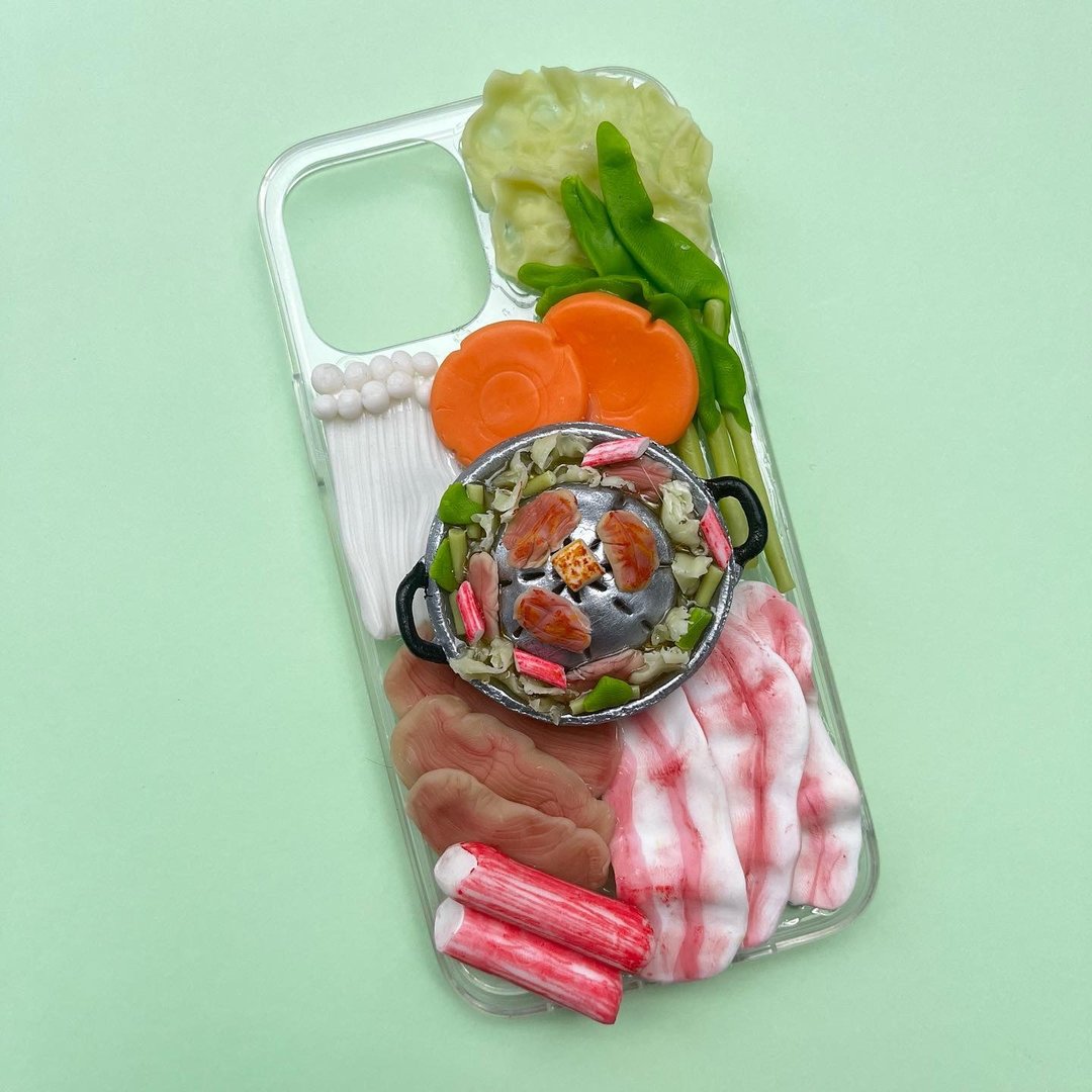 Shabu case +griptok - 手机壳/手机套 - 硅胶 橘色