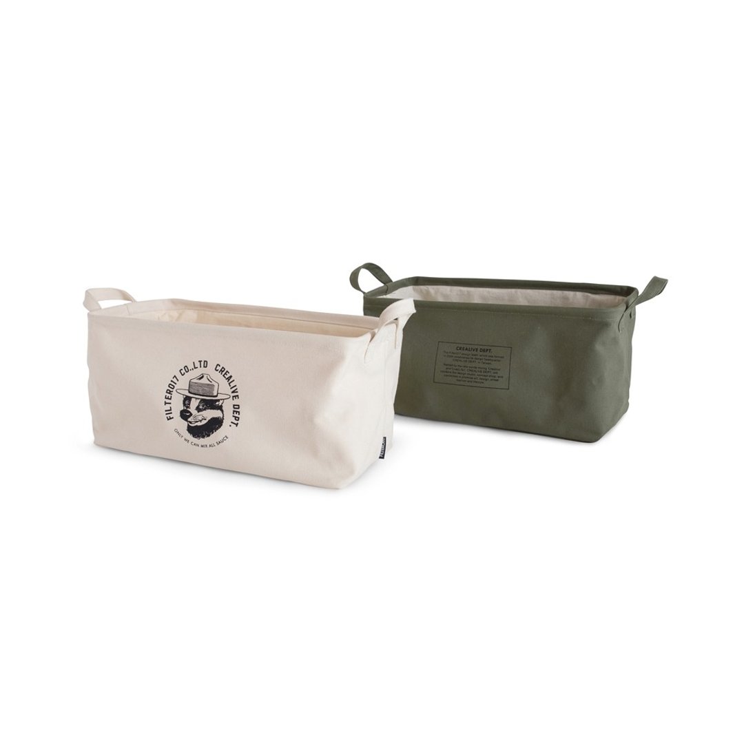 Filter017 Canvas Storage Basket / 帆布置物篮 - 收纳用品 - 棉 