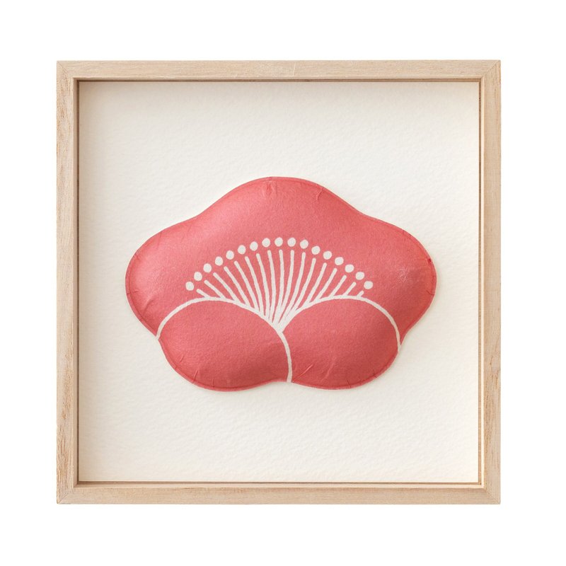 Washi Wall Decoration - Fukura,  1 type of  plum flower - 墙贴/壁贴 - 纸 