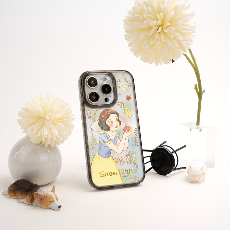 迪士尼 白雪公主 iPhone16 SamsungS25 烫金字气垫标准镜面手机壳 - 手机壳/手机套 - 塑料 多色