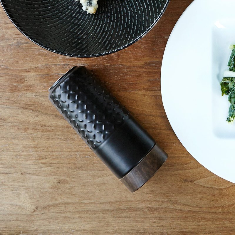 ONE O ONE随身杯_梦幻星空 / 大 / 双层 / 无光黑 / 仿木纹盖 - 水瓶/水壶 - 瓷 