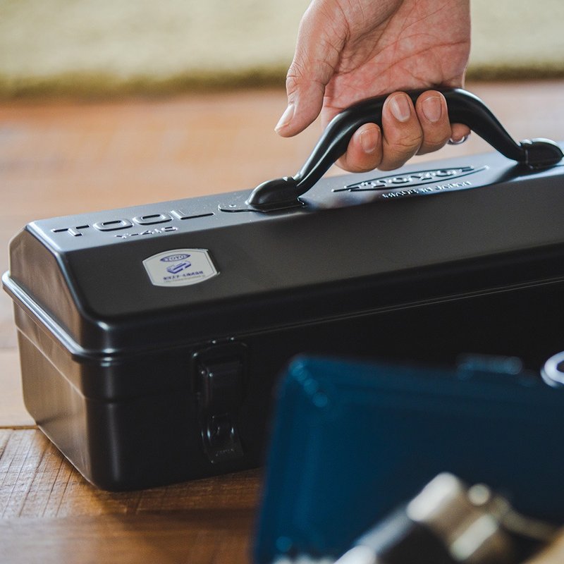 日本TOYO山型提把式钢制单层收纳工具箱Y-410 (3色) - 置物架/篮子 - 其他金属 多色