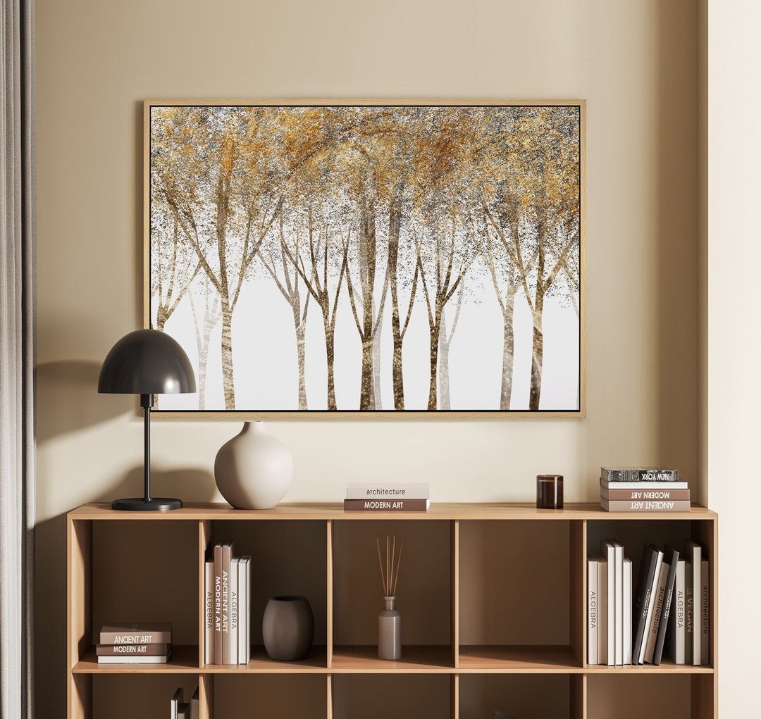 金光闪烁 - 金奢枯木挂画/自然风景/居家布置 - 海报/装饰画/版画 - 棉 多色