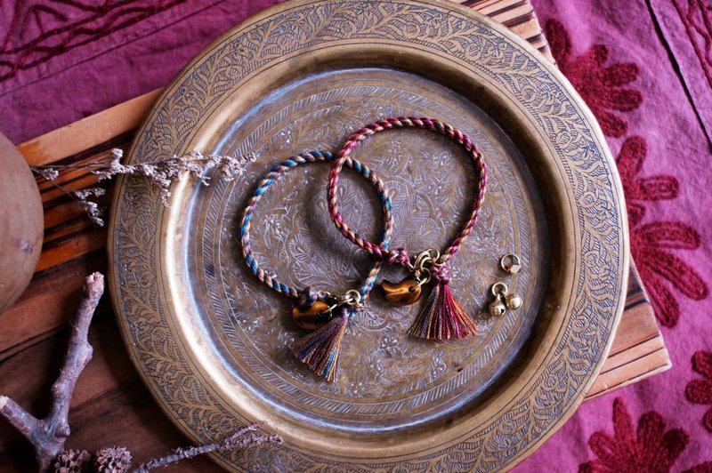 元气信物 · 手之绊 勾玉【修罗】─ 5月 队长选色 - 手链/手环 - 水晶 金色