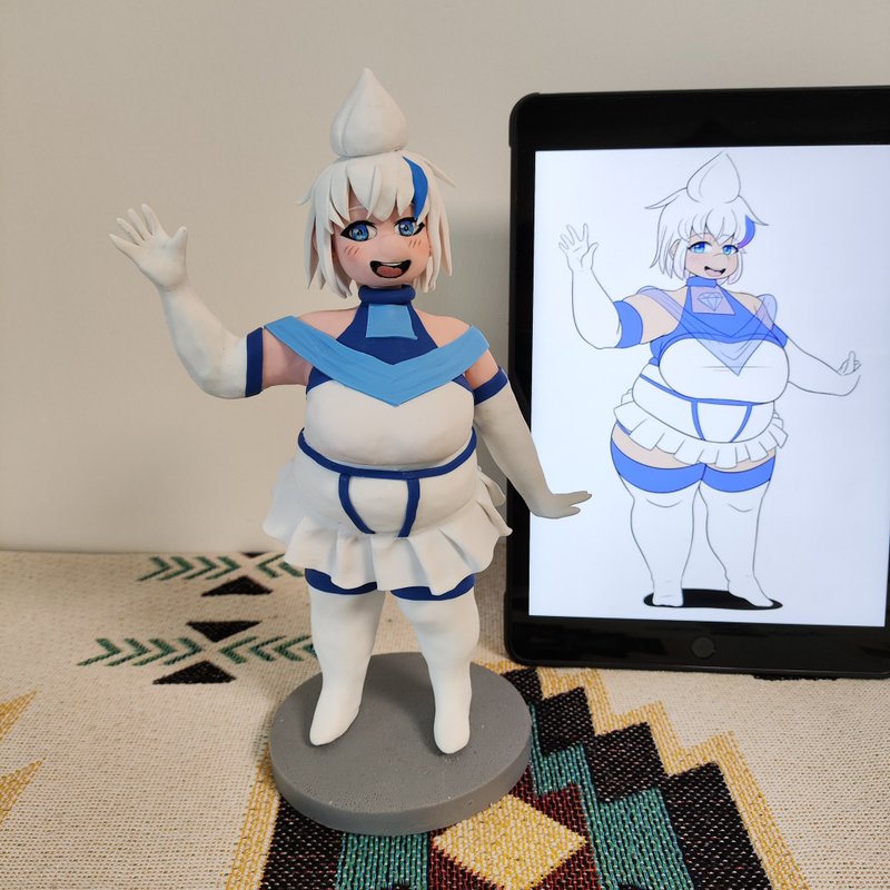 动漫 动画 漫画 小孩画画 绘图 手绘 礼物订制 订制化 人偶 公仔 - 玩偶/公仔 - 粘土 多色