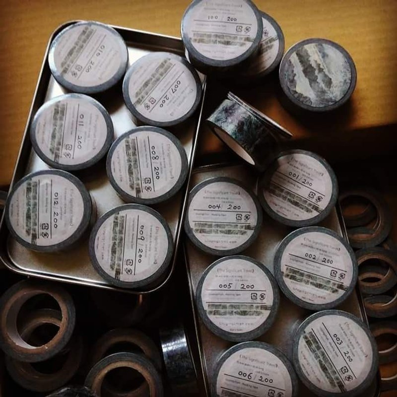 和纸胶带 Washi Masking Tape (美岩collection 15mm、The Significant Travel 15mm) 两款各十卷 免运区 - 纸胶带 - 纸 