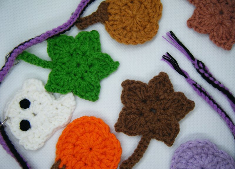 手作万圣节挂旗 万圣节布置 垂吊 派对 拉花 拉旗 吊旗 旗子 - 墙贴/壁贴 - 其他材质 