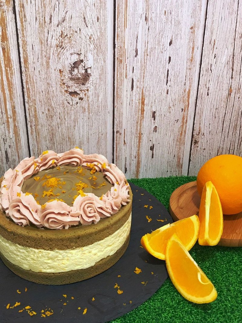 橙香乌龙莓莓蛋糕・手作 DIY 甜点・平板教学・一人成班 - 美食 - 新鲜食材 