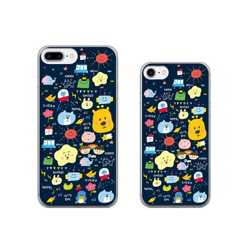 插画手机壳iphone7/8 or Plus(通用机壳_共5款) - 手机壳/手机套 - 塑料 多色