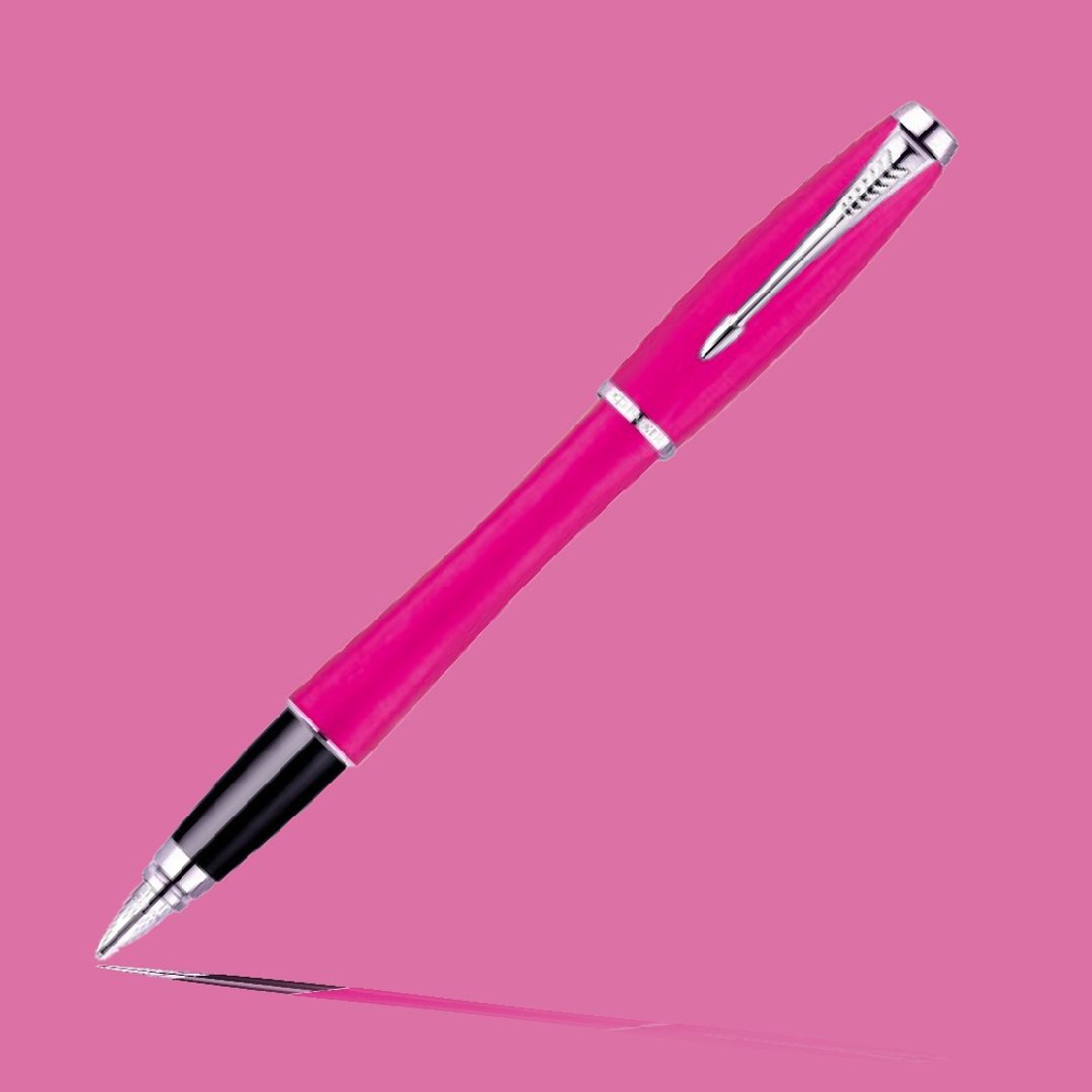 Parker 派克都会桃红白夹钢笔(F) - 钢笔 - 其他金属 粉红色
