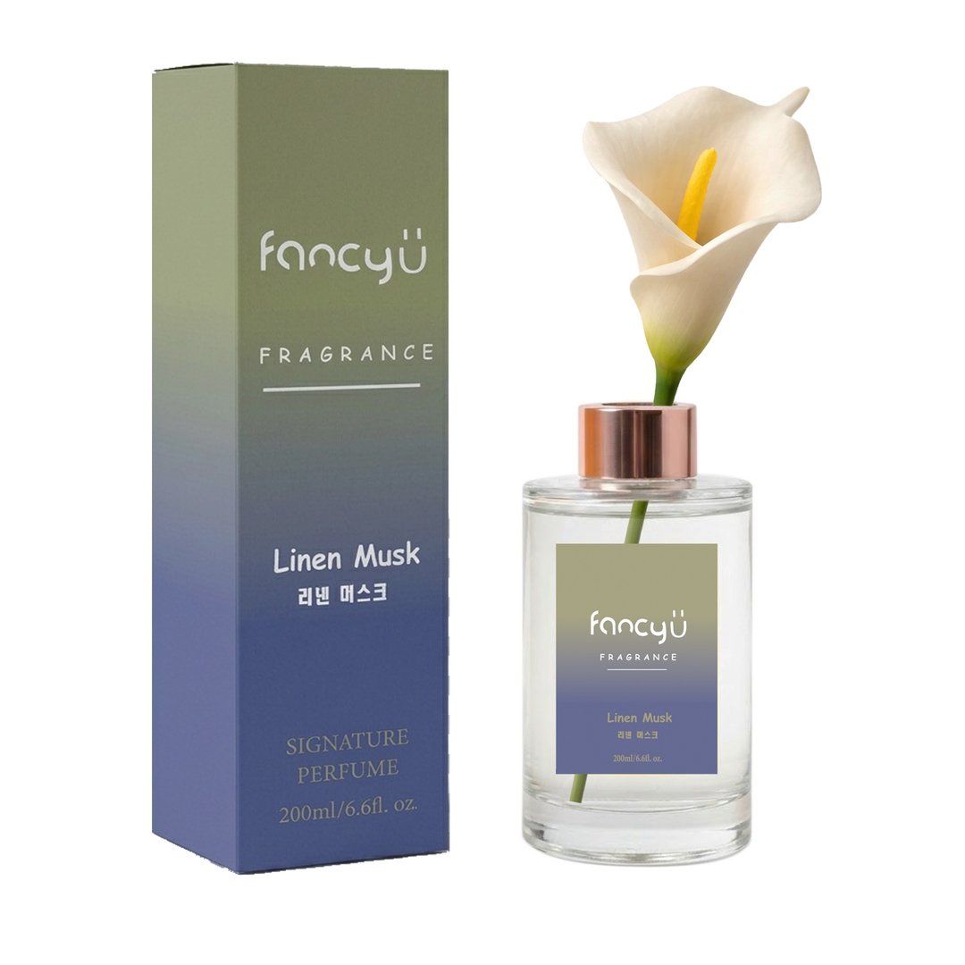 FANCY U 拾光海芋扩香瓶 - 亚麻麝香 Linen Musk - 香薰/精油/线香 - 精油 蓝色