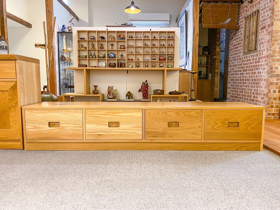木岛BOKTO || 实木 || 矮柜 抽屉柜 收纳柜 展示柜 和室柜 电视柜 - 电视柜 - 木头 