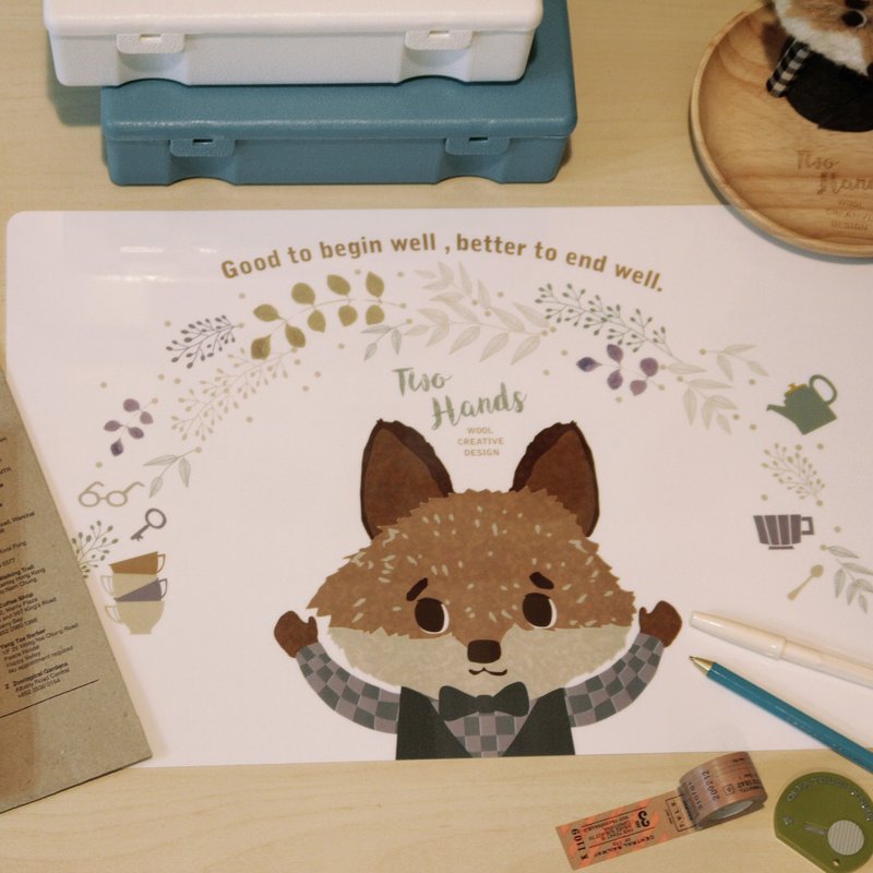 双手牌two hands ! 阿狐管家桌垫/餐垫/工作垫 - 餐垫/桌巾 - 防水材质 