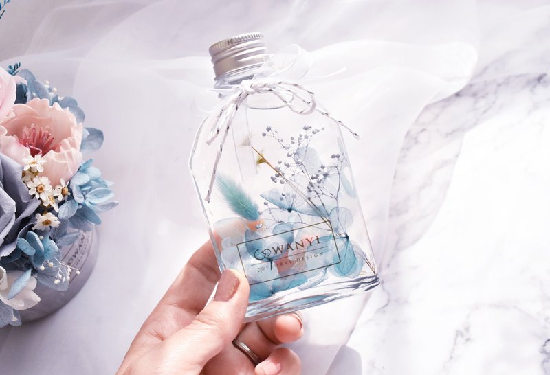 Tiffany蒂芬妮浮游花小夜灯/可刻字/干燥花/永生花/生日圣诞树 - 干燥花/捧花 - 植物．花 