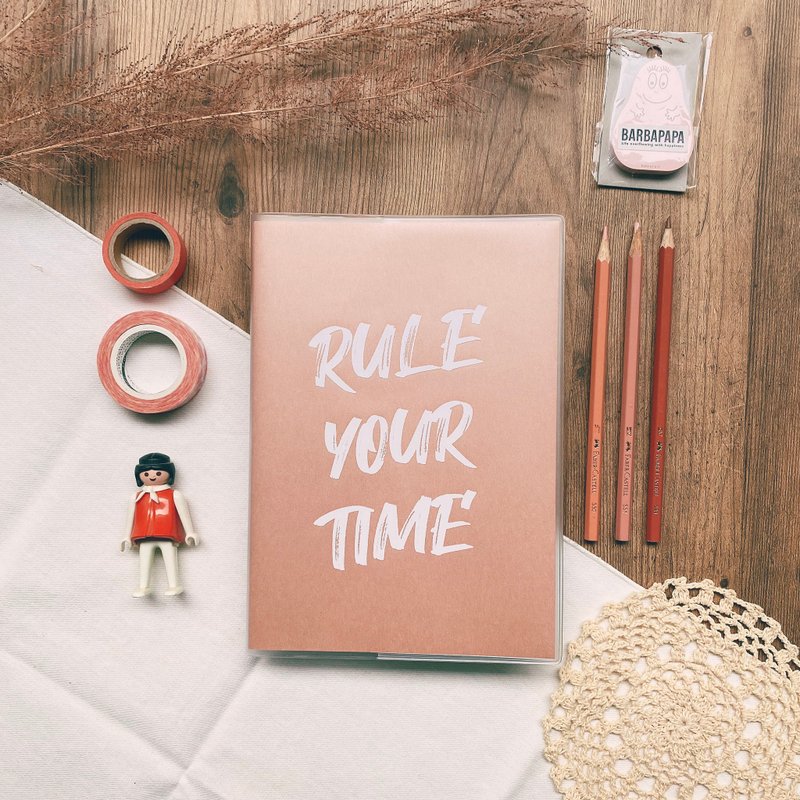 迪梦奇 Rule Your Time 页码笔记本 v.2 - 粉柚 - 笔记本/手帐 - 纸 灰色