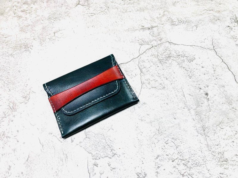 简约时尚薄型 名卡片收纳套 - 皮夹/钱包 - 真皮 咖啡色