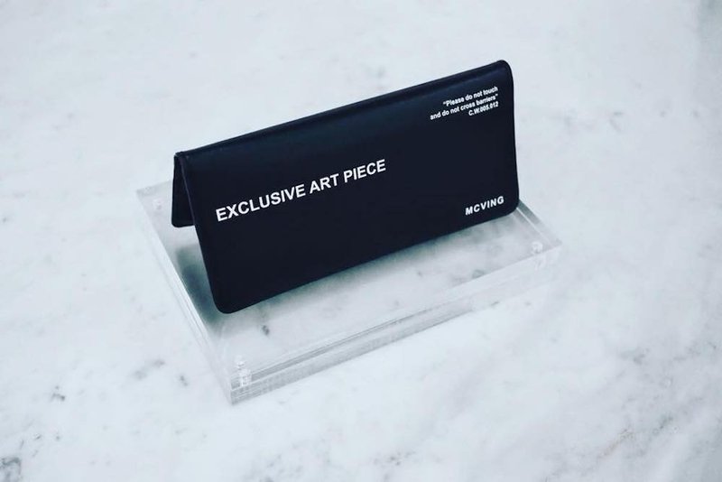 长夹-Print - 皮夹/钱包 - 真皮 黑色