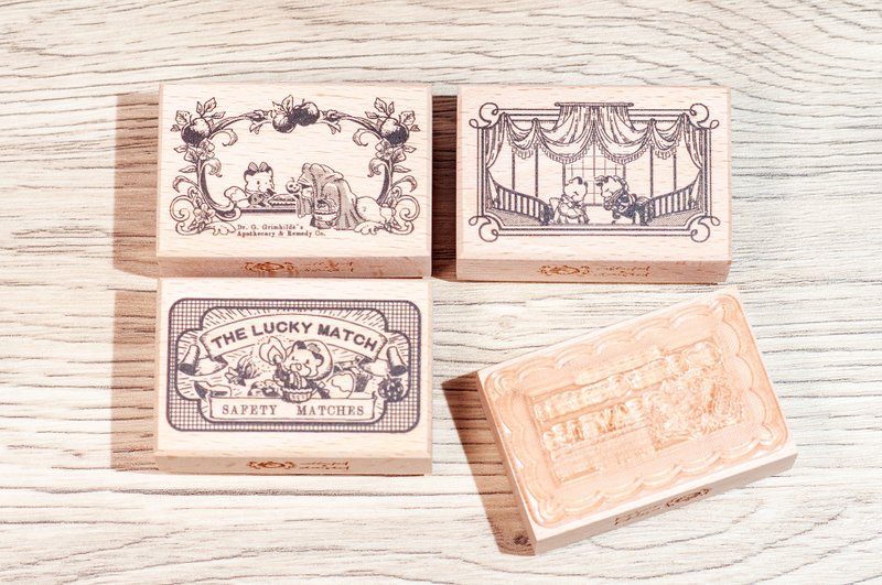 │童话故事│榉木印章 - 印章/印台 - 木头 卡其色