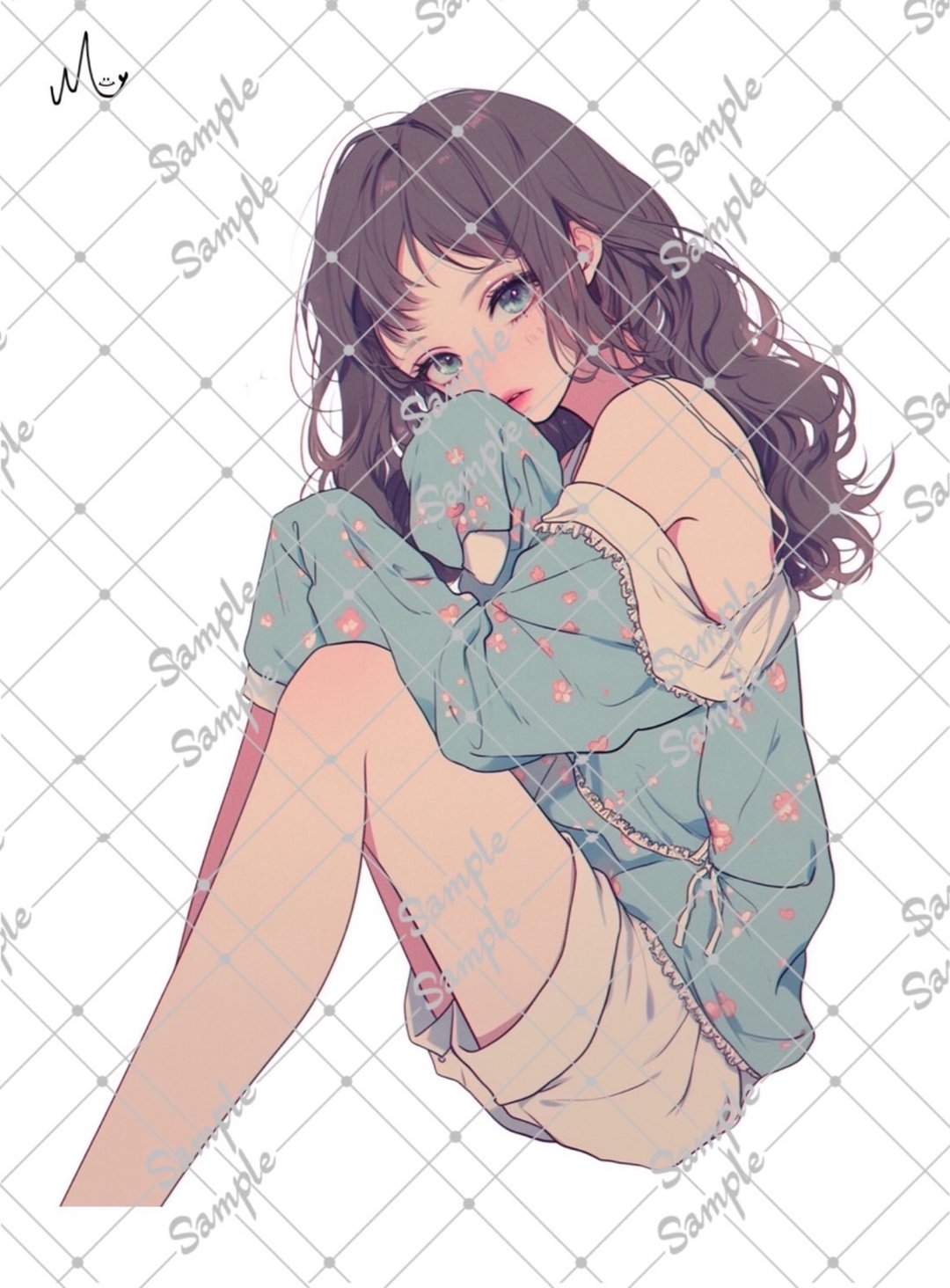 原创人物贴纸 10月新品 - 贴纸 - 纸 