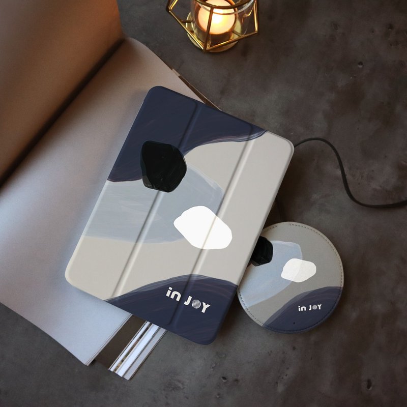 iPad case 12.9/Air5/iPad 9/mini 6 蓝色啤酒海附笔槽平板保护套 - 平板/电脑保护壳 - 其他材质 灰色