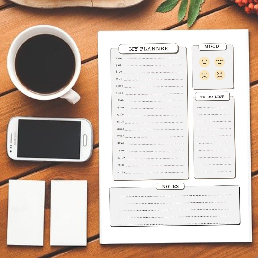 Digital File My Planner To-do-list Downloadable File PDF Print 8.5x11 inch - 其他数码商品 - 其他材质 