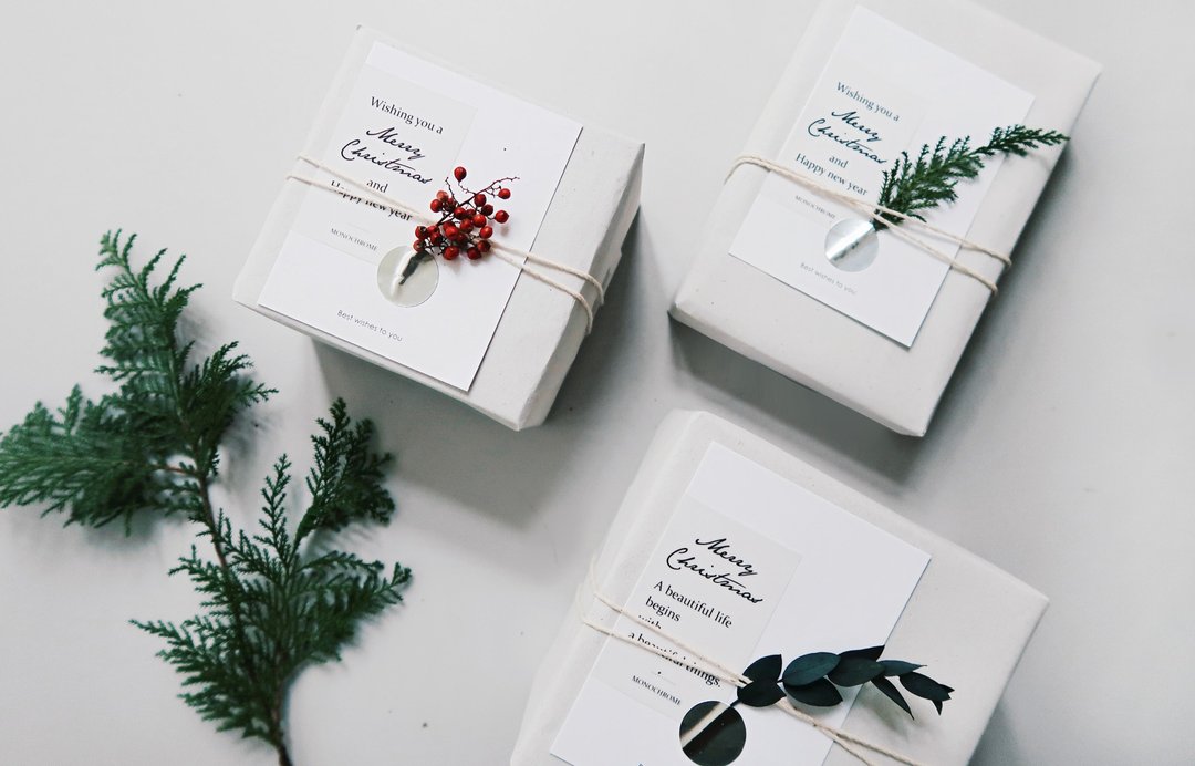 GIFT WRAPPING | 礼物包装加购・干燥花包装/小卡/手提纸袋 - 纸盒/包装盒 - 纸 灰色