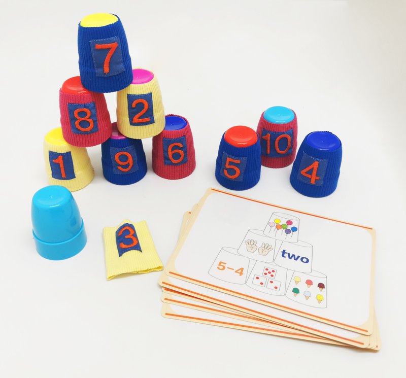 数字叠叠杯 - 玩具/玩偶 - 塑料 