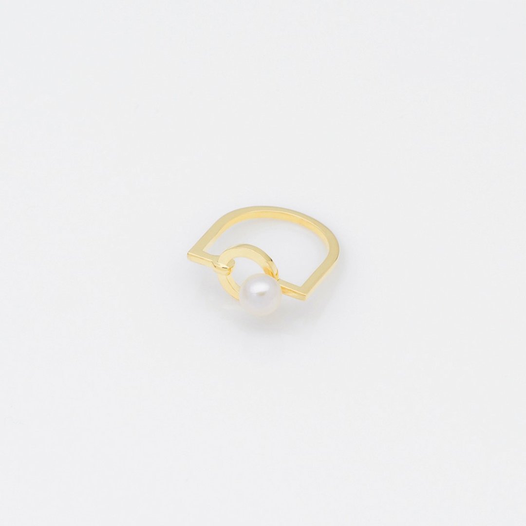 都会简约 /  Olga ring - 戒指 - 铜/黄铜 金色